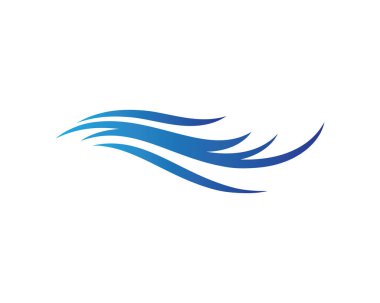 Su Dalgası logo vektör illüstrasyon tasarımı