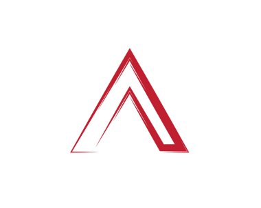 Bir harf logo vektör illüstrasyon tasarımı