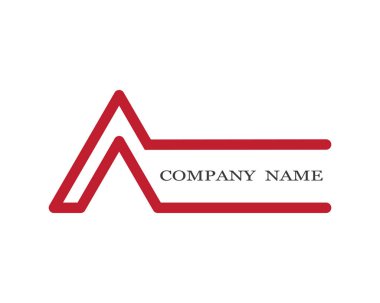 Bir harf logo vektör illüstrasyon tasarımı