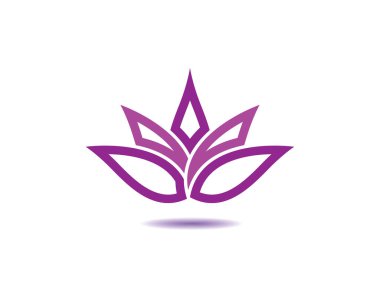 Güzellik çiçekleri logo şablon vektör simgesi 