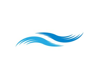 Su Dalgası logo vektör illüstrasyon tasarımı