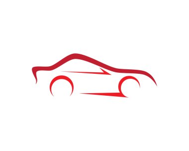 Otomobil Logo Şablonu vektör illüstrasyon tasarımı