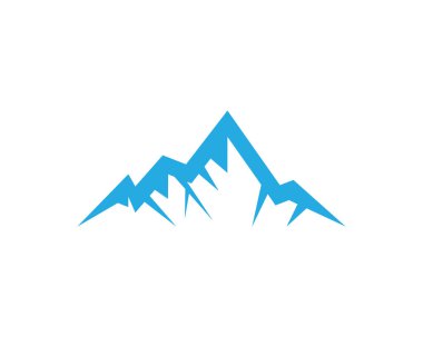 Dağ Logosu şablon vektör illüstrasyon tasarımı