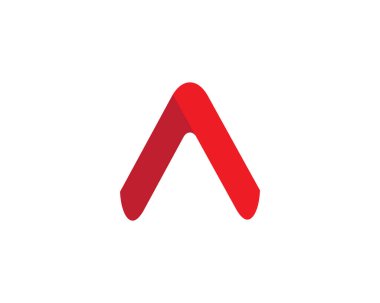 Bir harf logo vektör illüstrasyon tasarımı