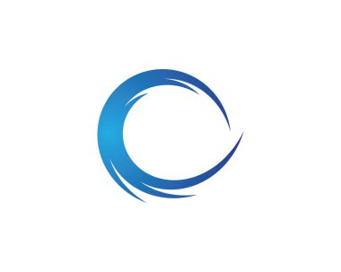 Su Dalgası logo vektör illüstrasyon tasarımı