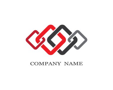 Kurumsal logo şablon vektör illüstrasyon tasarımı