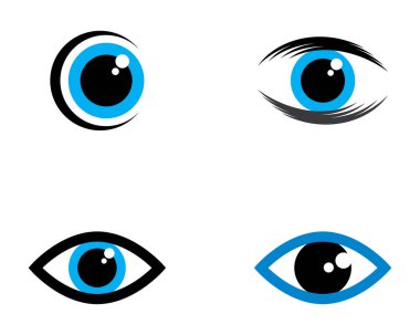 Marka Kimliği Kurumsal Göz Bakımı vektör logosu tasarımı
