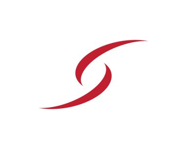 S harfi logo vektör illüstrasyon tasarımı