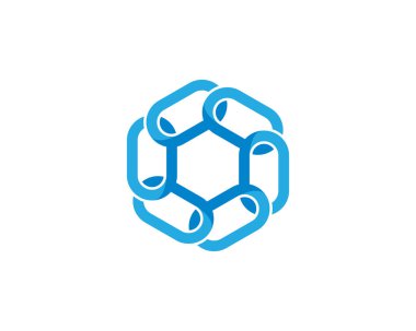 Kurumsal logo şablon vektör illüstrasyon tasarımı