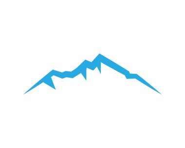 Dağ Logosu şablon vektör illüstrasyon tasarımı