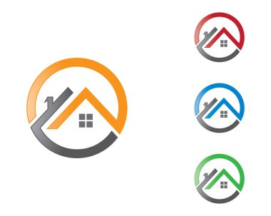 Özellik Logo Şablonu vektör resimleme tasarımı