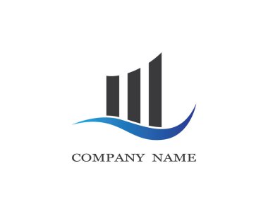 Business Finance Logo şablon vektör resimleme