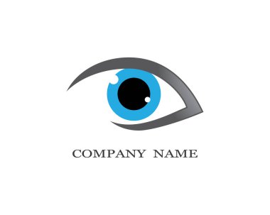 Marka Kimliği Kurumsal Göz Bakımı vektör logosu tasarımı