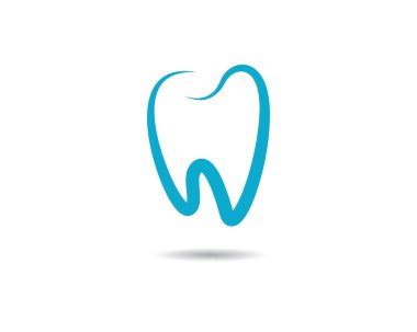 Diş logosu Şablon vektör çizim simgesi tasarımı