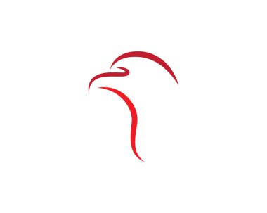 Kartal logo şablon vektör simgesi