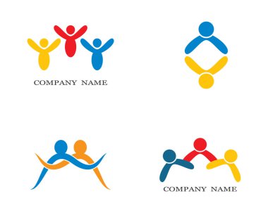 Sonsuz logo şablonu vektör resimleme tasarımı