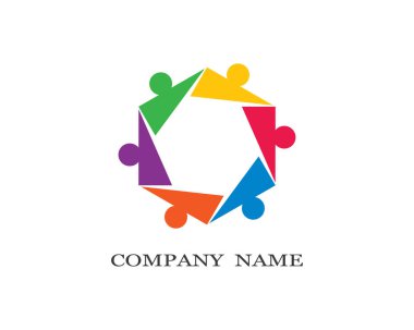 Sonsuz logo şablonu vektör resimleme tasarımı