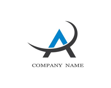 Bir harf logo vektör illüstrasyon tasarımı