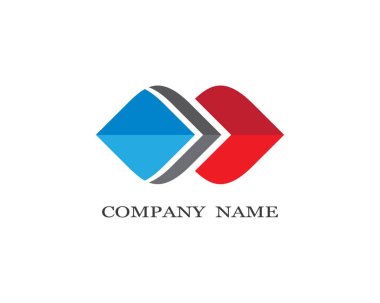 Sonsuz logo şablonu vektör resimleme tasarımı