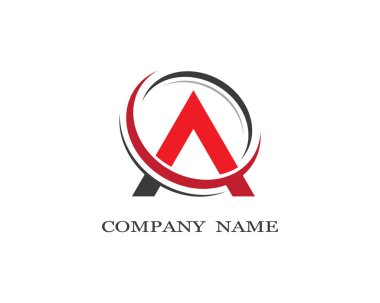 Bir harf logo vektör illüstrasyon tasarımı