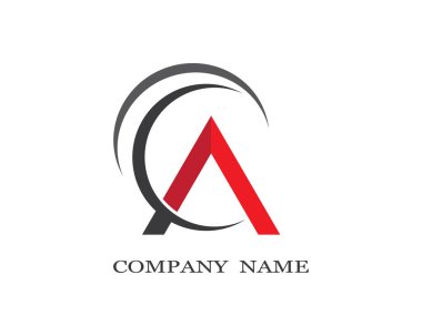 Bir harf logo vektör illüstrasyon tasarımı