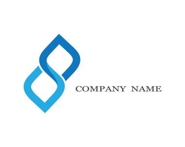 Sonsuz logo şablonu vektör resimleme tasarımı