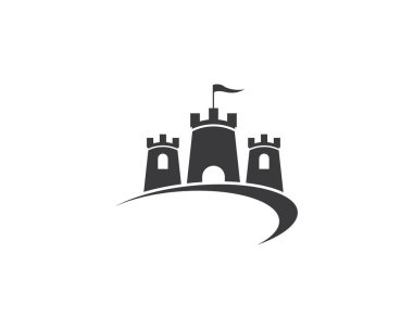 Castle vektör resimleme tasarımı