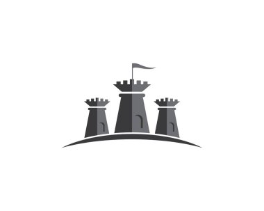 Castle vektör resimleme tasarımı