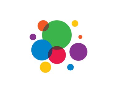 ubble logo şablon vektör resimleme tasarımı