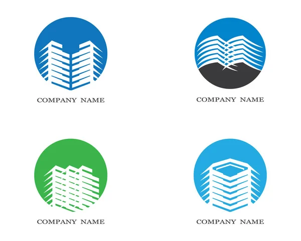 Design Ilustração Ícone Logotipo Imobiliário —  Vetores de Stock