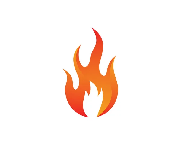 Дизайн Векторной Иконки Логотипа Fire Flame — стоковый вектор