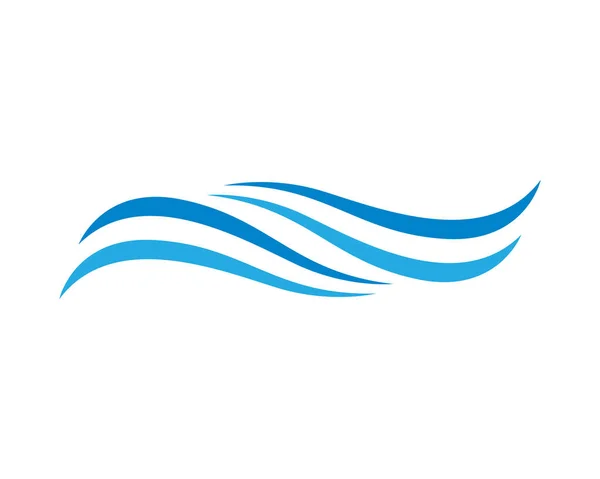 Su Dalgası logo vektör illüstrasyon tasarımı