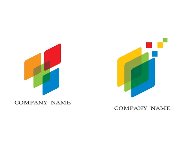 Illustrazione Dell Icona Vettoriale Del Logo Del Logo Finanza Aziendale — Vettoriale Stock