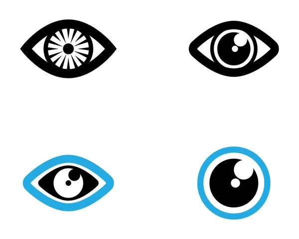 Markenidentität Corporate Eye Care Vektor Logo Design — Stockvektor