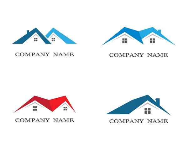 Właściwość Logo Szablon Wektor Ikona Ilustracja Projekt — Wektor stockowy