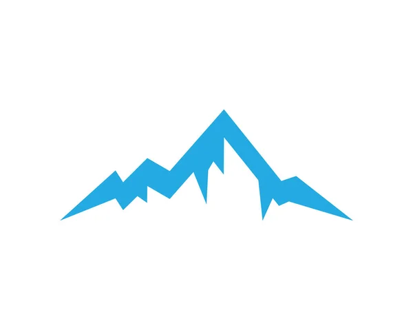 Mountain Logo Template Vector Pictogram Illustratie Ontwerp — Stockvector