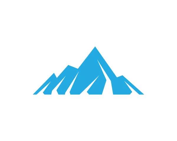 Mountain Logo Szablon Wektor Ikona Ilustracja Projekt — Wektor stockowy