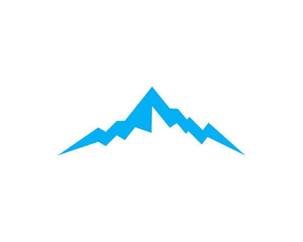 Mountain Logo Template Vector Pictogram Illustratie Ontwerp — Stockvector