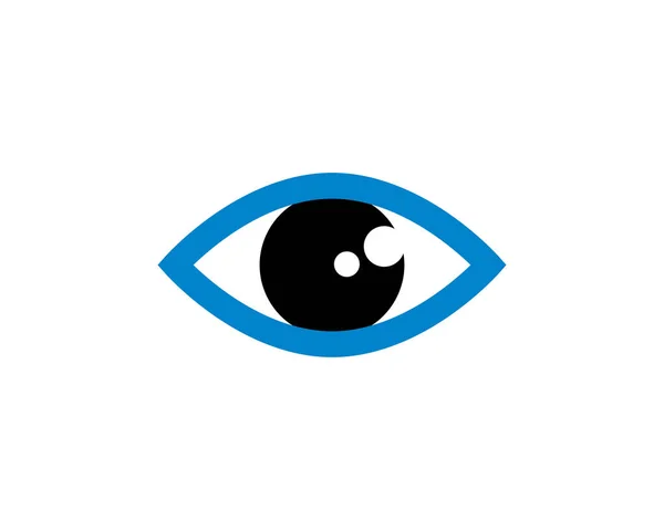 Identidad Marca Diseño Del Logotipo Del Vector Cuidado Ocular Corporativo — Vector de stock