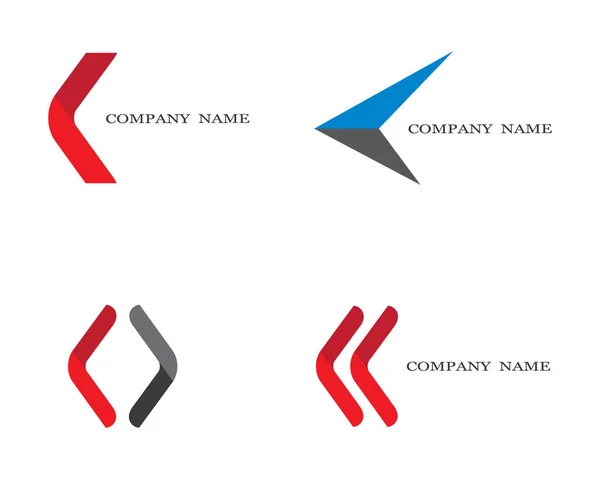 Дизайн Векторной Иконки Логотипа Стрелки — стоковый вектор