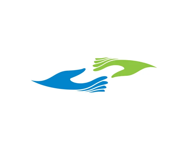 El bakımı logo şablonu vektör resimleme