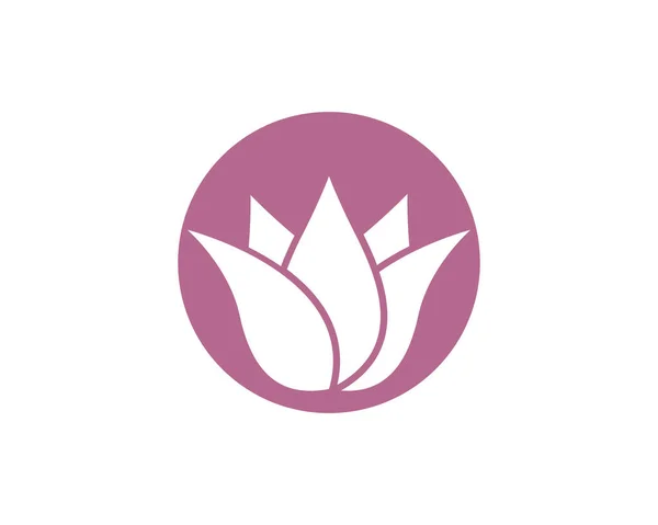 Kauneus Kukkia Logo Malli Vektori Kuvake — vektorikuva