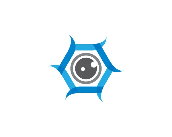 Kamera Logo Vorlage Vektor Symbol Illustration Design — Stockvektor