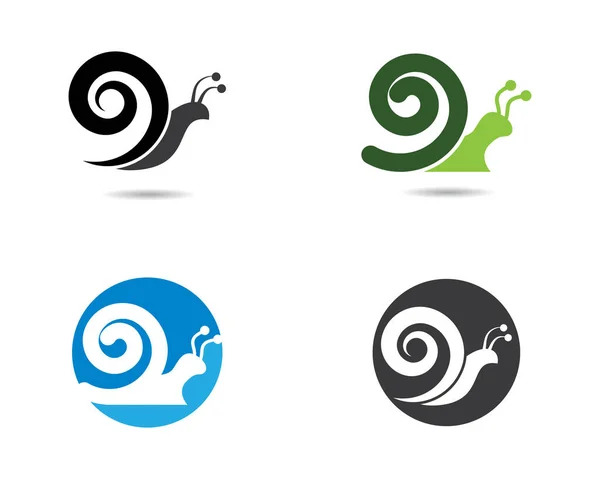 Schnecke Logo Vorlage Vektor Symbol Illustration Design — Stockvektor