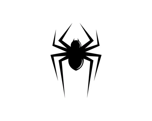Spider Logó Ikon Illusztráció Tervezés — Stock Vector