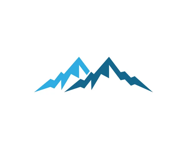 Mountain Logo Szablon Wektor Ikona Ilustracja Projekt — Wektor stockowy