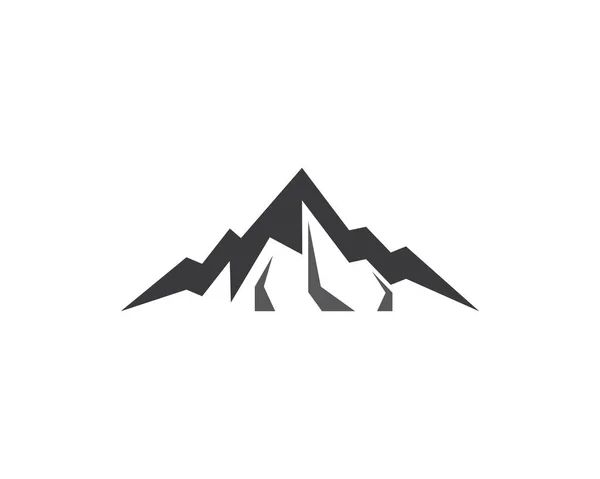 Mountain Logo Template Vector Pictogram Illustratie Ontwerp — Stockvector