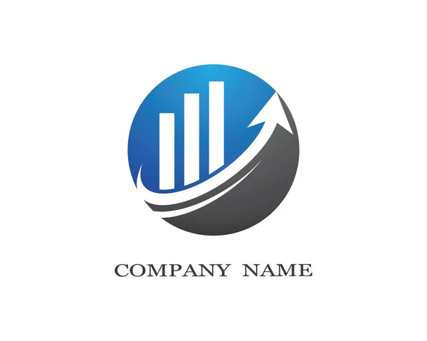 Business Finance Logo Vorlage Vektor Symbol Illustration — Stockvektor