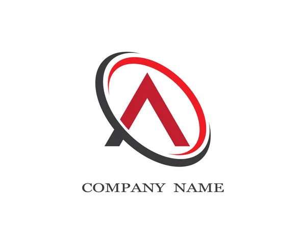 Ein Brief Logo Vektor Symbol Illustration Design — Stockvektor