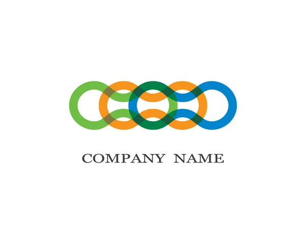 Дизайн Векторных Иконок Корпоративного Логотипа — стоковый вектор